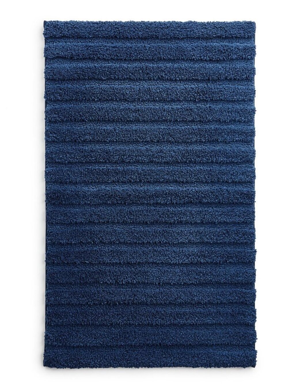 NWT Charter Club Signature Bath Rug Mat Plush Anti-Microbial Navy Blue 21x34